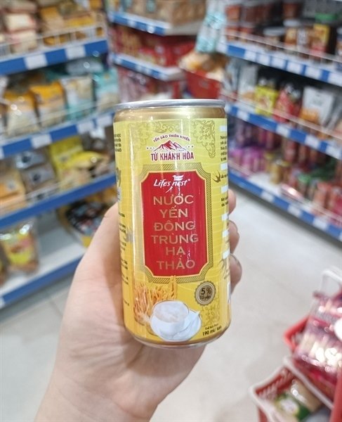 Nước yến LifeNest Đông Trùng Hạ Thảo 190ml*30 Lon (lốc)