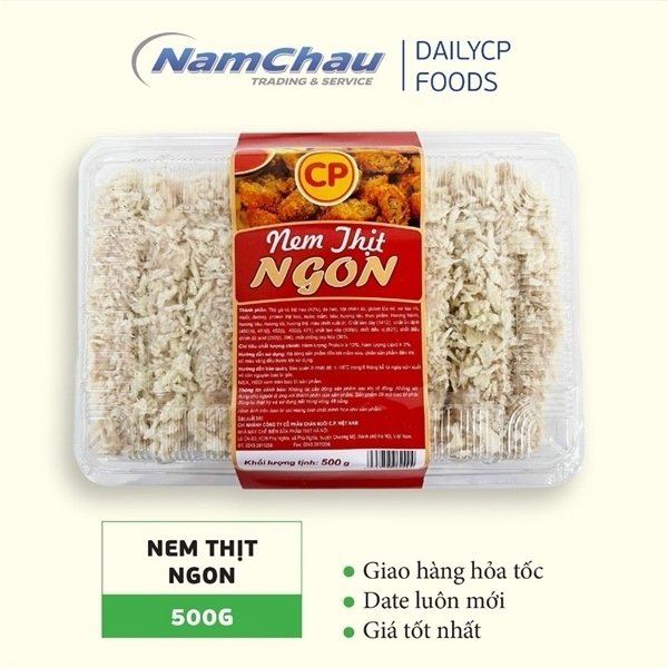 Nem thịt ngon CP 500g (Gói)