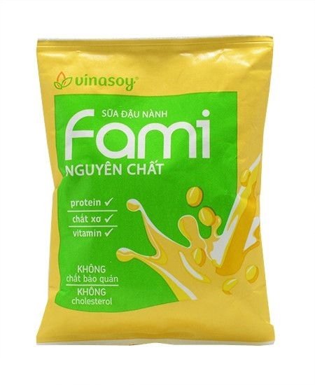 Sữa đậu nành Fami nguyên chất 200ml (Gói)