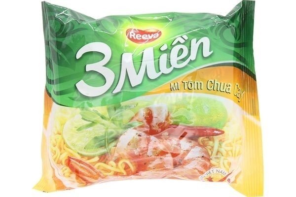 Mì Ba Miền tôm chua cay 65g (thung 30 g)