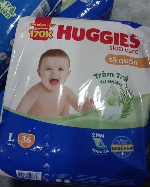 Tã quần Huggies l 36 miếng (Bịch)
