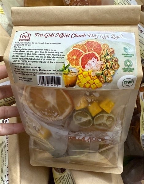 TRà Chanh Dây kim quất Chanh Dây