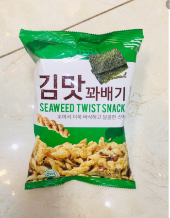 Snack xoắn vị rong biển dongwha s.eaweed -hq 140GRAM