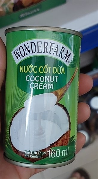 NƯỚC CỐT DỪA WONDERFARM 160ML (Thùng 30 lon)