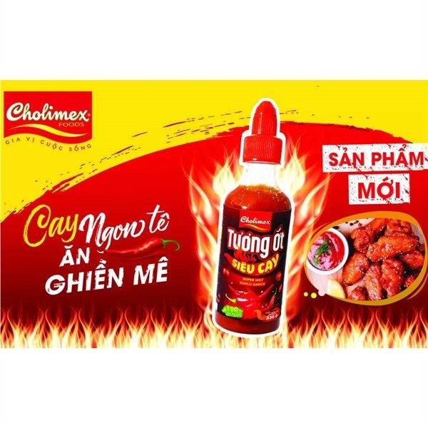 Tương ớt siêu cay Cholimex 330g