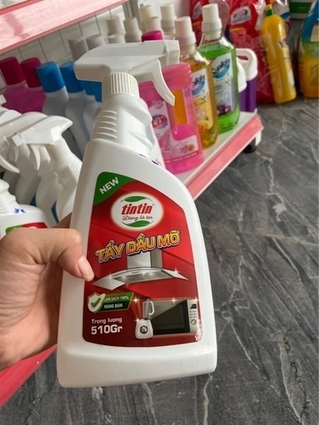 TẨY DẦU MỠ TIN TIN