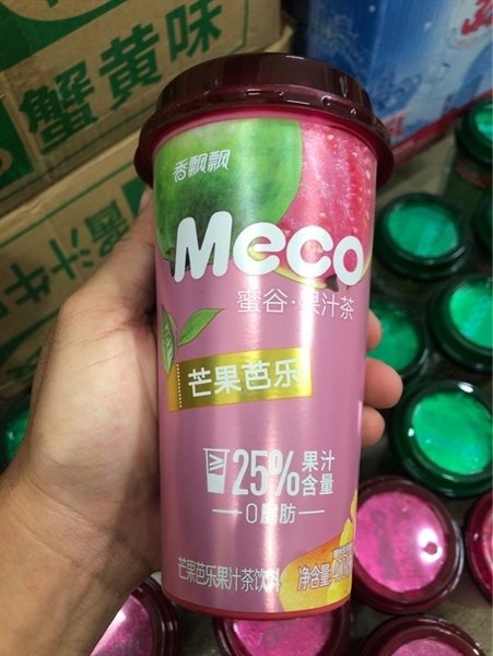 Trà hoa quả MECO vị xoài ổi 400ml (chai)