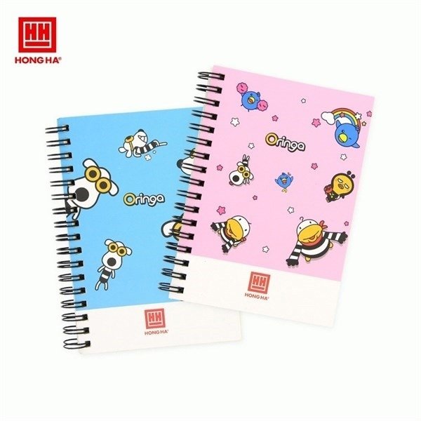 Sổ lò xo ngang 200 Trang A6 Hồng Hà oringa 4166