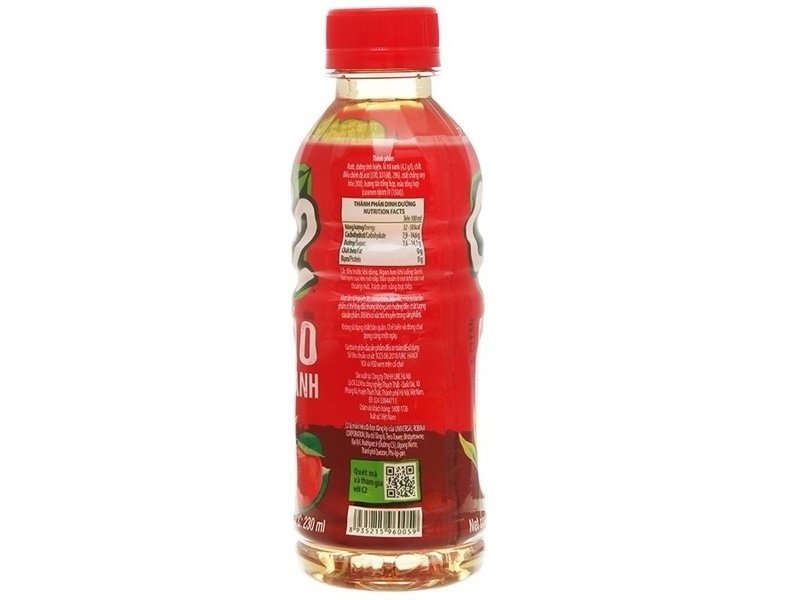 Trà xanh C2 Hương táo 225ml (Chai)