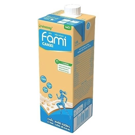 Sữa đậu nành Sữa đậu nành Fami canxi hộp 1 lít (Chai)