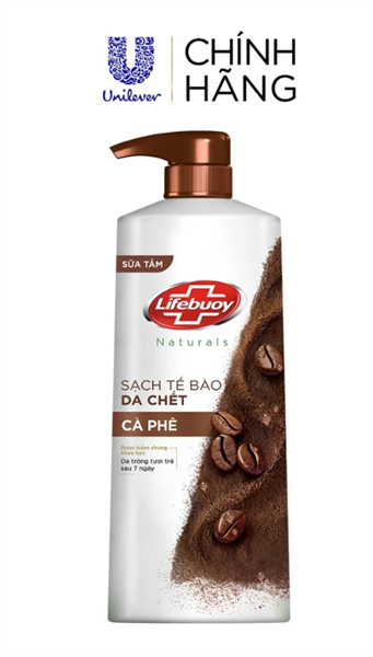 Sữa tắm Lifebuoy cà phê (Chai)