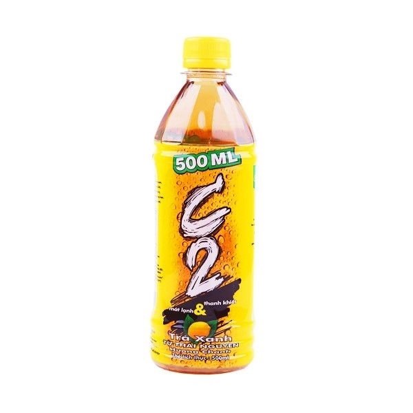 TRà xanh vị chanh C2 chai 500ml (Chai)