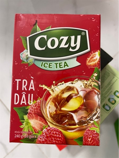 Trà Ice Cozy Dâu 240g (HỘP)