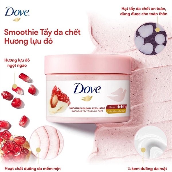 Tẩy tế bào chết Dove 298g
