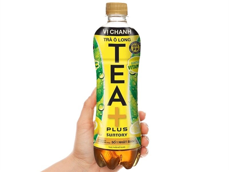 TRÀ Ô LONG TEA PLUS VỊ CHANH 320ML (chai)