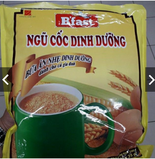 NGŨ CỐC DINH DƯỠNG VINACAFE' B'FAST CANXI BỊCH 500G/20 GÓI (Thùng)