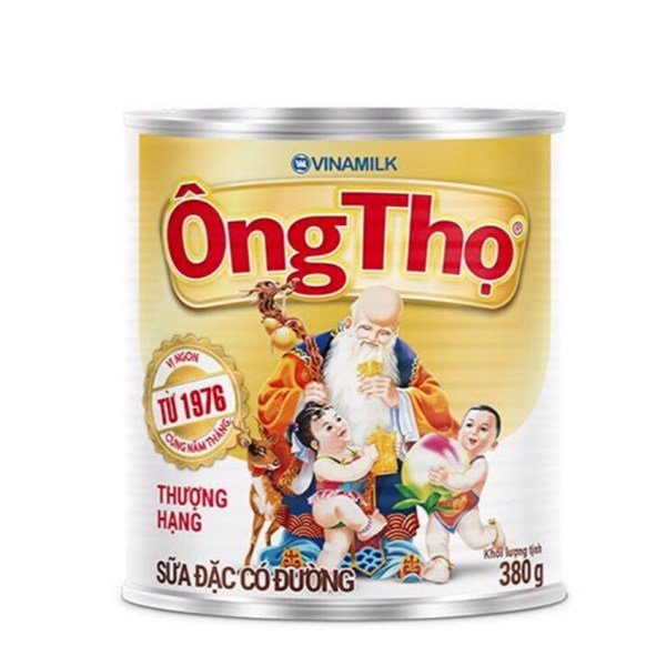 Sữa Đặc Vinamilk Ông Thọ Thượng Hạng Trắng Lon 380G (Lon)