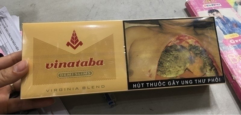 Thuốc lá vinataba vàng bao nhỏ cây 10 bao