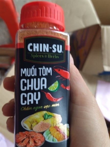 Muối tôm chua cay chinsu (Thùng 12 hũ)