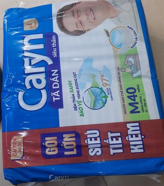 TÃ DÁN CARYN M 40 MIẾNG (BỊCH)