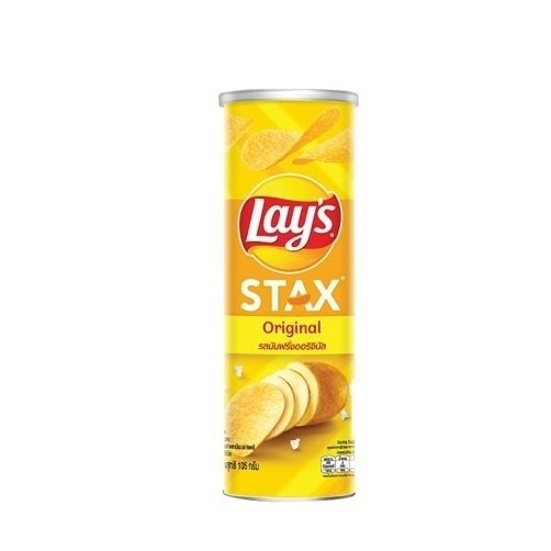 Snack Lay's Stax Khoai Tây Miếng Vị Tự Nhiên Lon 100G (Ống)