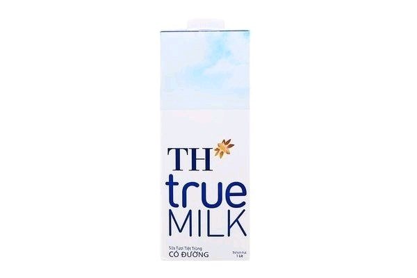 Sữa tiệt trùng TH True Milk có đường hộp 1L (Hộp)