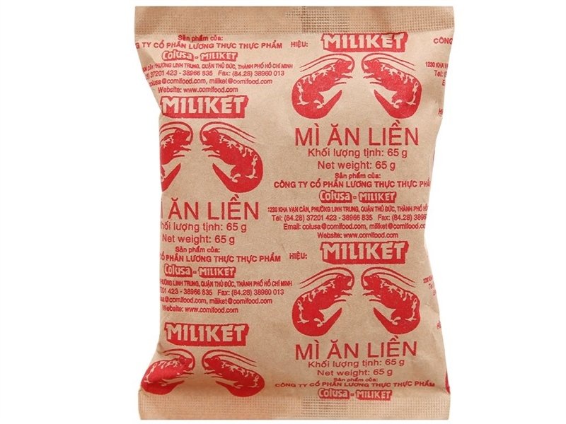 MÌ TÔM ĐẶC BIỆT MILIKET 2 TÔM (10*65G) (Lốc)