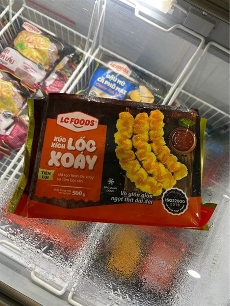 Xúc xích lốc xoáy 500GR