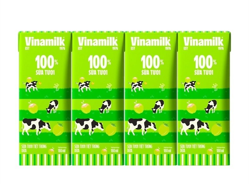 Sttt dừa Vinamilk hộp 180ml (Lốc)
