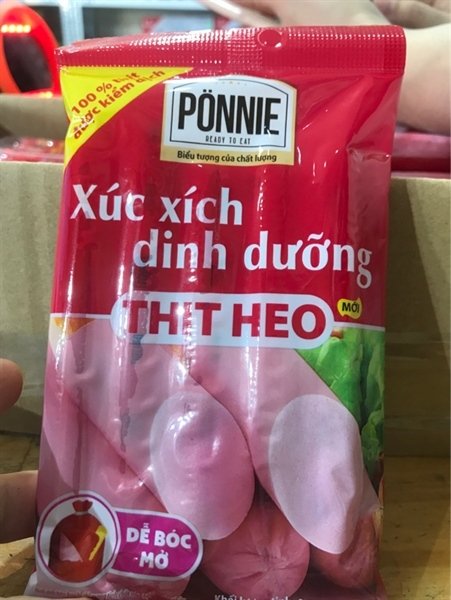 Xúc Xích Ponnie Heo Gói 19g 20*5 (gói)