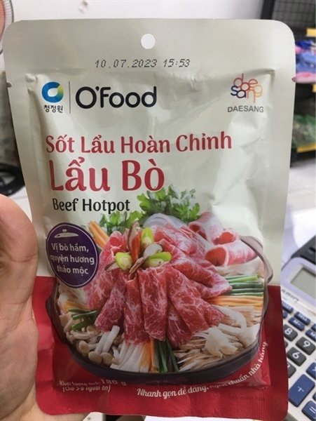 Sốt lẩu hoàn chỉnh lẩu bò