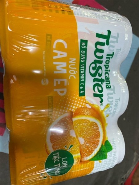 Nước cam ép Twister 235ml (thùng)
