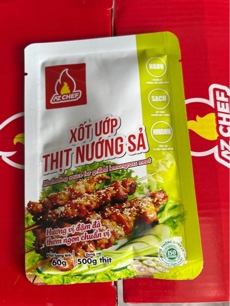 Xốt ướp thịt xả nướng azchef (Gói)