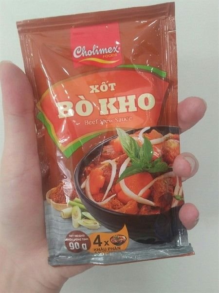 Xốt Ướp Bò Kho Cholimex 90G (gói)