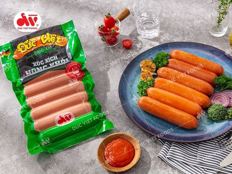 Xúc Xích Hong Khói Đức Việt 500g