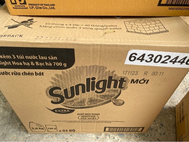 Rửa chén Sunlight 3,6kg (Thùng 3 can)