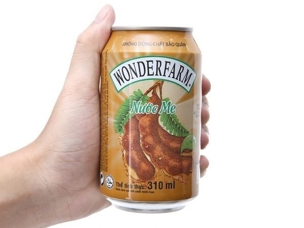 Nước Me Wonderfarm lon 310ml (Lốc 6 lon)