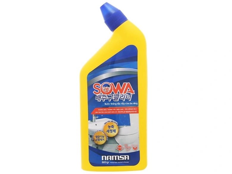 Nước thông tẩy đa năng Sowa chai 750ml (Chai)