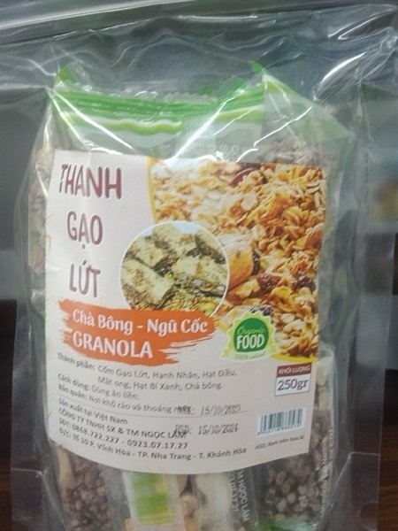 Thanh gạo lức 250g / Ngọc Lâm