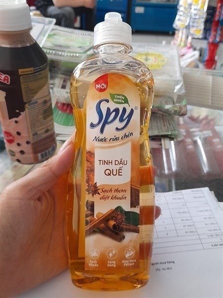Nước rửa bát Spy quế 430g