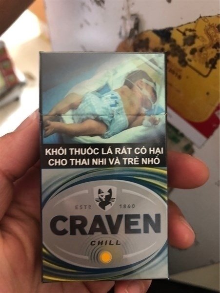 Thuốc lá mèo bấm Craven chill bao 20 điếu