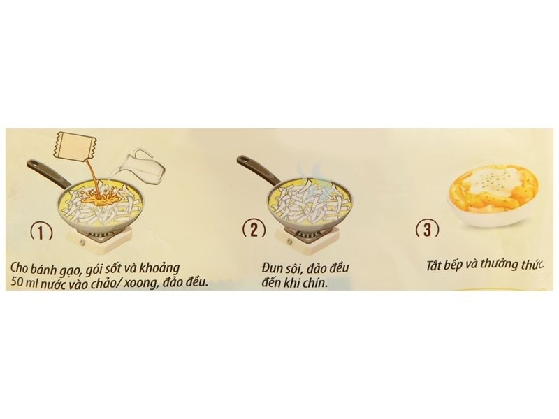 Tokpokki phô mai o food 140g (Gói)