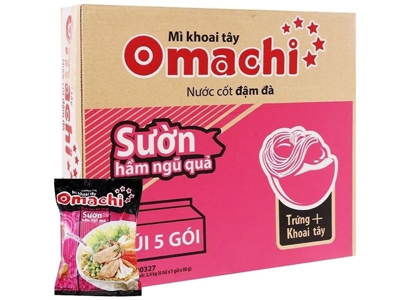 Mì OMACHI SƯỜN 30gói x 80g (thung)
