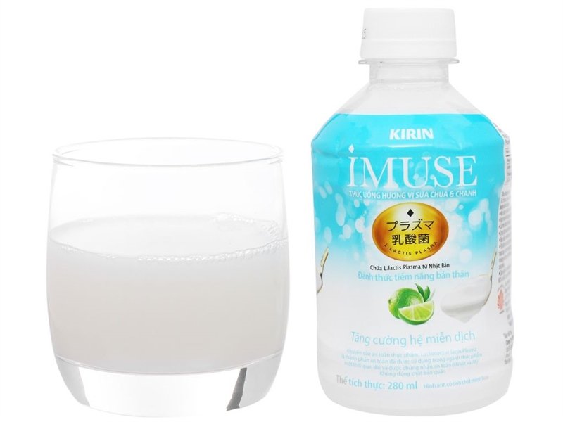 Nước Uống Kirin Imuse Vị Sữa Chua Và Chanh 280Ml (lốc)