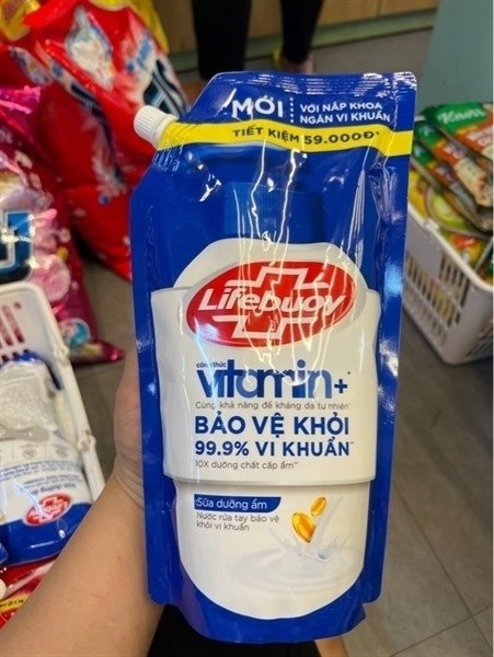 Nước rửa tay Lifebuoy túi xanh 1kg (Túi)