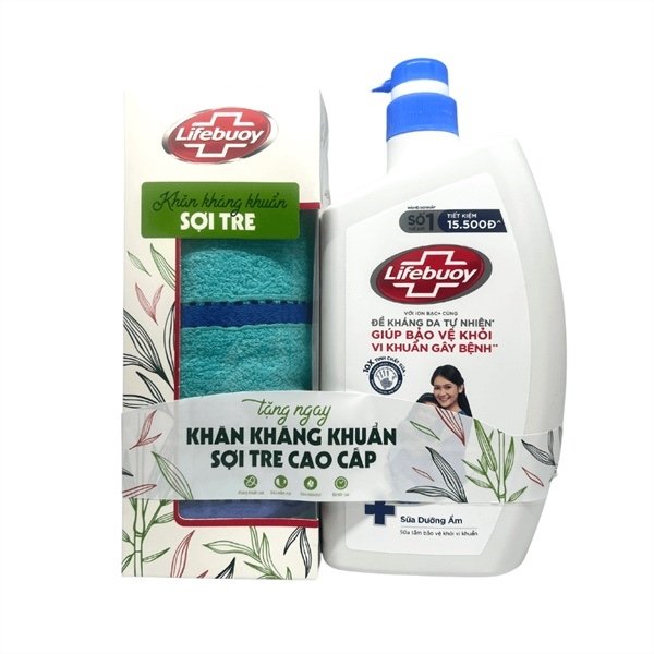 Sữa tắm Lifebuoy 800GR xanh (chai)