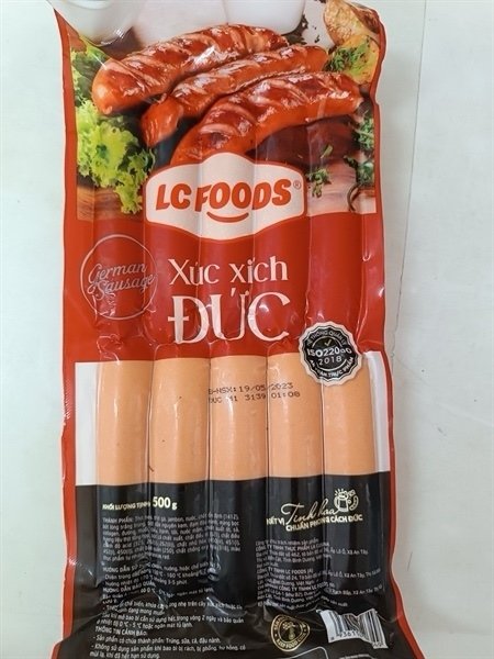 Xúc xích Đức lacusina LC food
