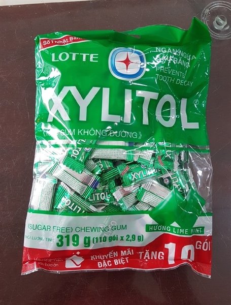 Xylitol xanh gói to 319g