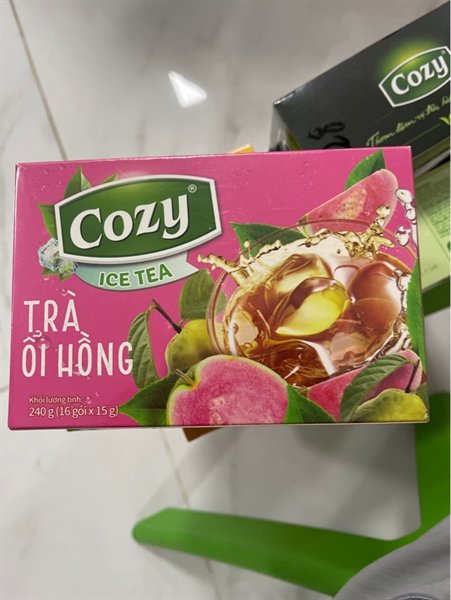 Trà Cozy Ổi Hồng hoà tan 240g (Hộp)