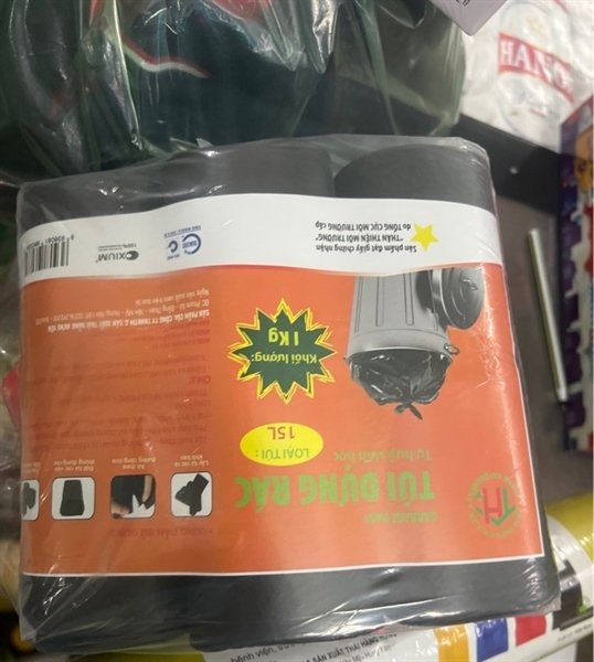 Túi rác 3 cuộn TH 15L